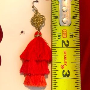Cute red earrings